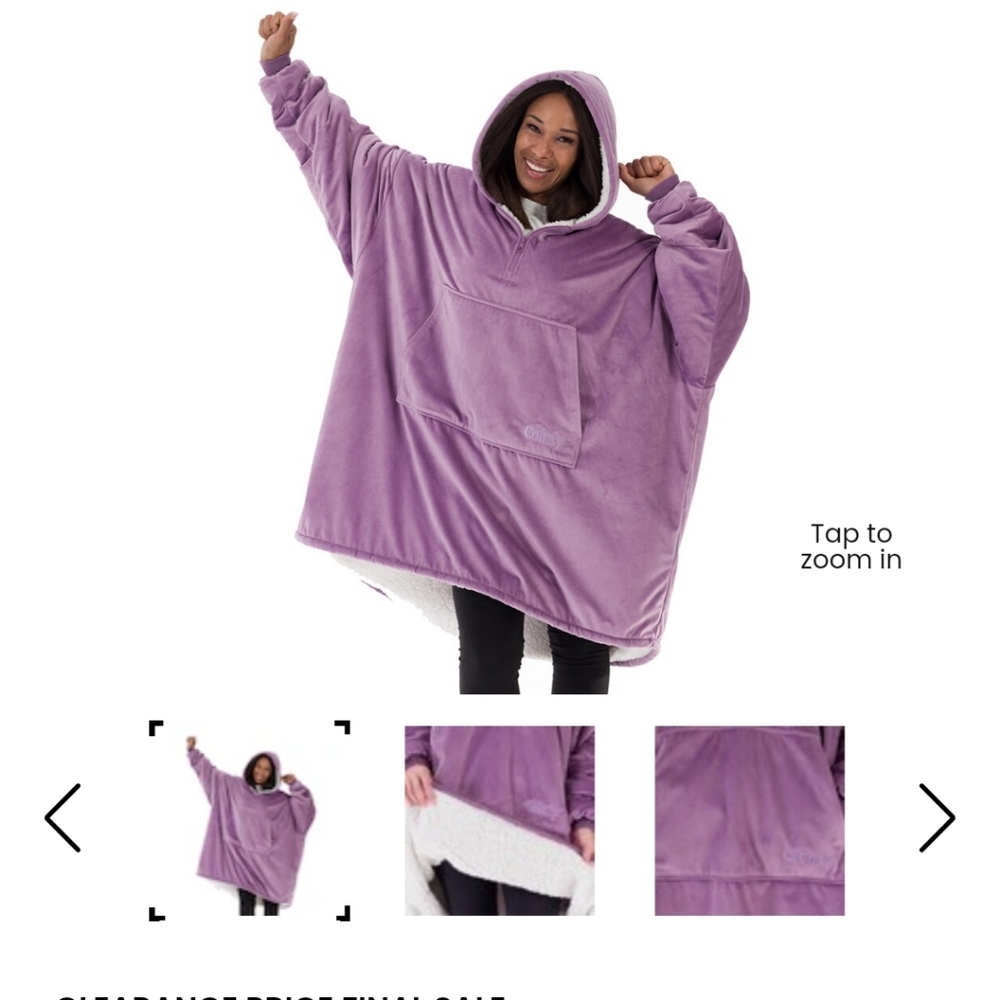 The Comfy Original Oversized Wearable Blanket - Purple